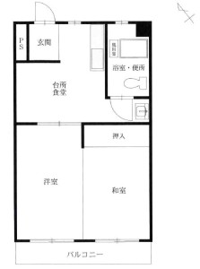 リノベ前間取り図